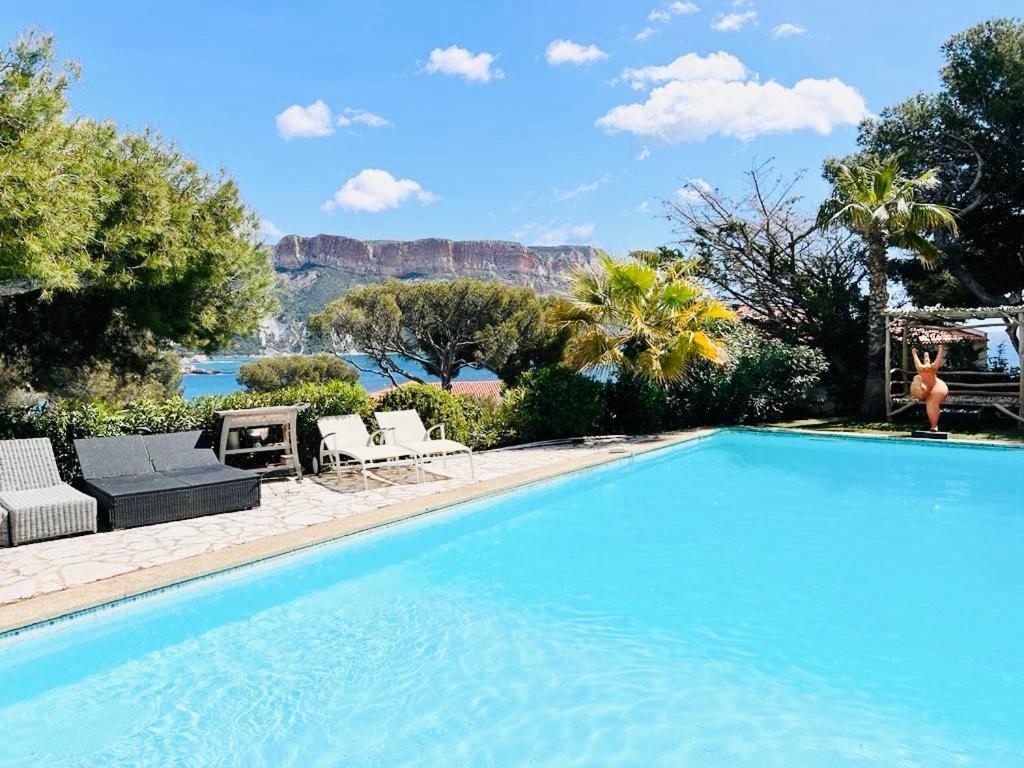 Astoria Villa Maison D Hotes Appartement Vue Mer Avec Piscine Cassis Exterior foto