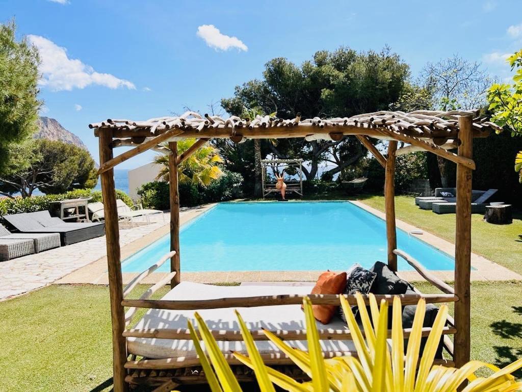 Astoria Villa Maison D Hotes Appartement Vue Mer Avec Piscine Cassis Exterior foto